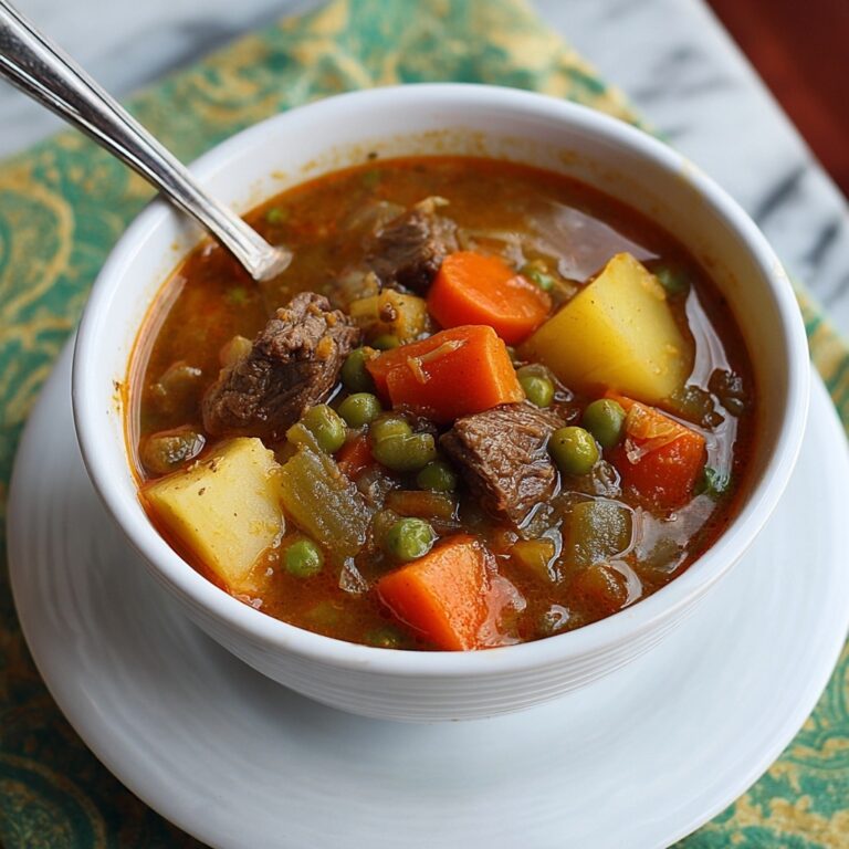 My Mom’s Old-Fashioned Vegetable Beef Soup Recipe