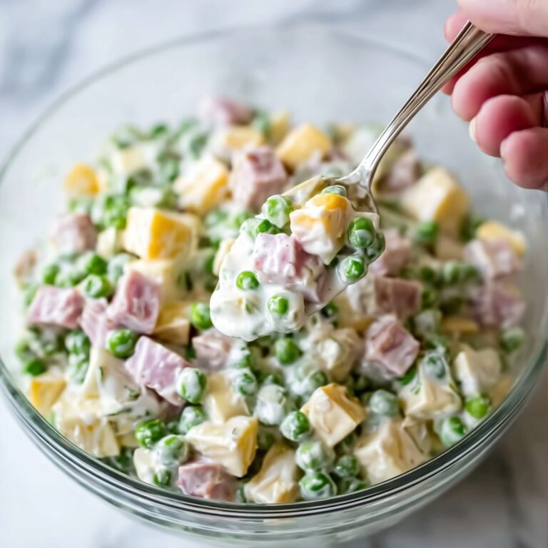 Southern Pea Salad with Ham, Bacon, and Cheddar Recipe