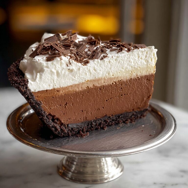 Chocolate Mousse Pie Recipe