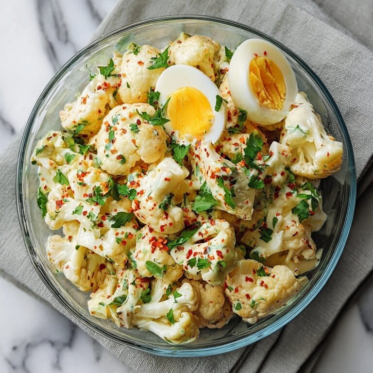 Cauliflower Salad with Eggs, Mustard, and Relish Recipe