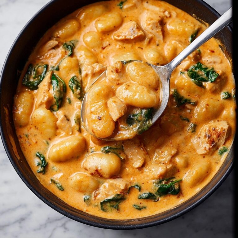 Creamy Chicken and Gnocchi with Sun-Dried Tomatoes and Spinach Recipe