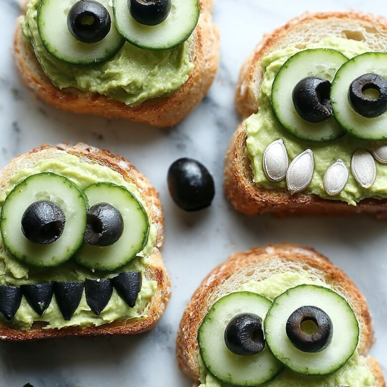 Monster Bagels: Spooky Breakfast Fun for Halloween Recipe