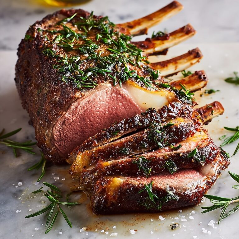 Roast Rack of Lamb with Rosemary Recipe