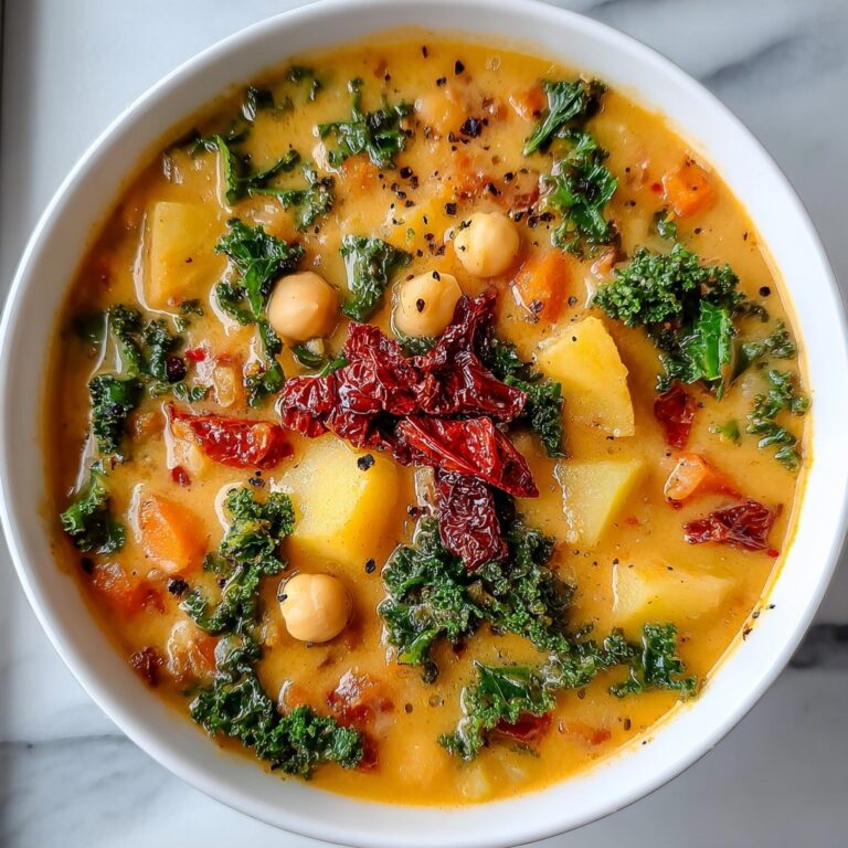 Creamy Tuscan Chickpea Soup Recipe