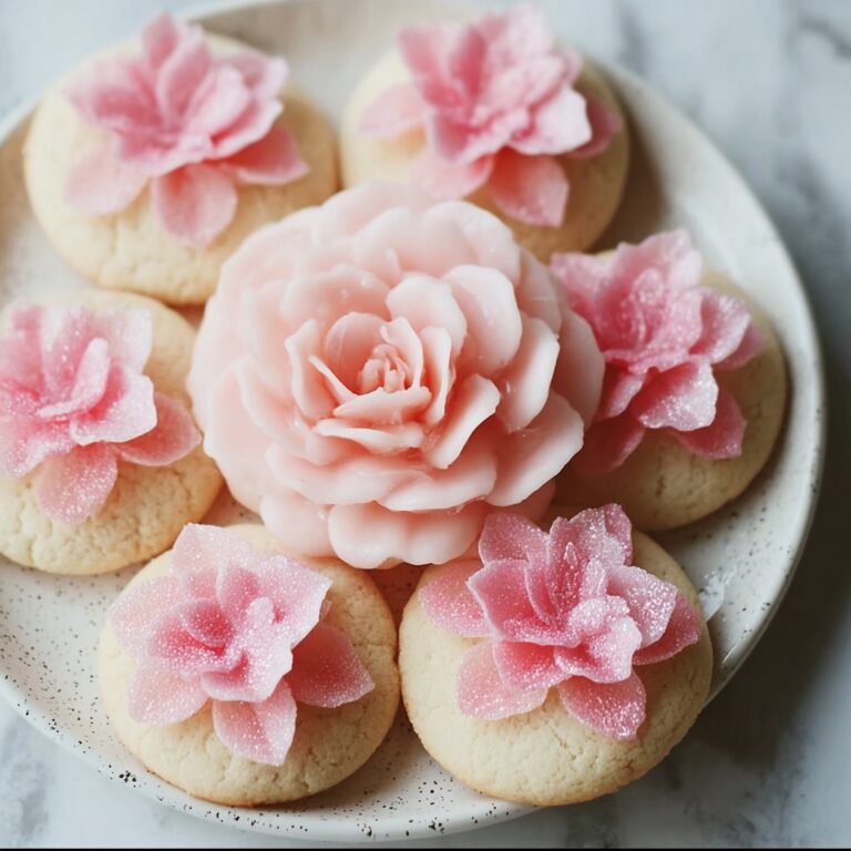 Rose Petal Sugar Cookies Recipe