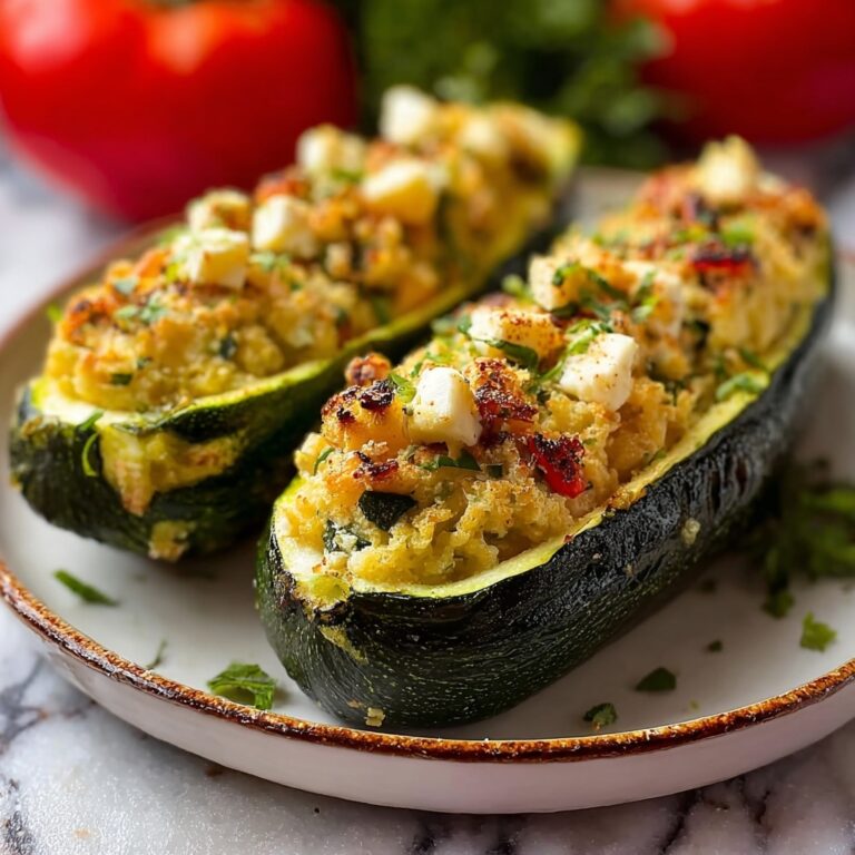 Mediterranean Stuffed Zucchini Recipe