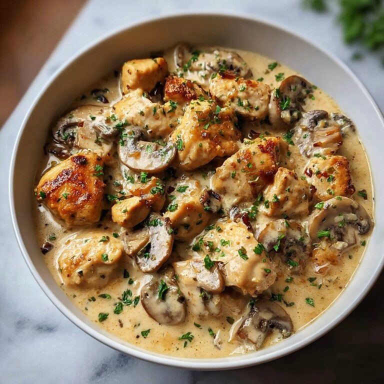 Creamy Chicken and Mushroom Skillet Recipe