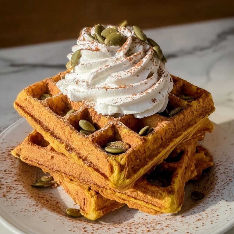 Pumpkin Protein Waffles Recipe