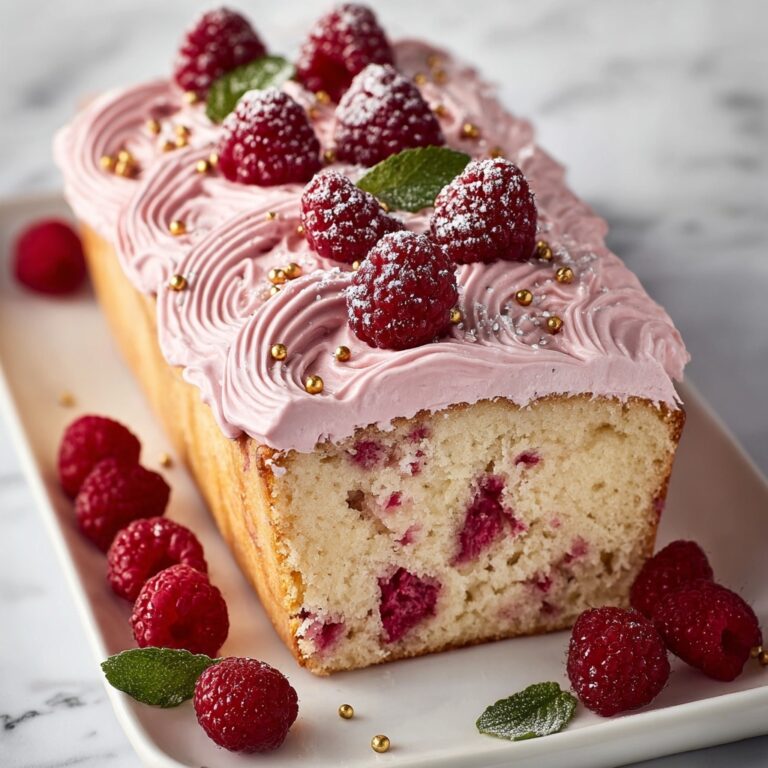 Lemon Raspberry Loaf Cake Recipe