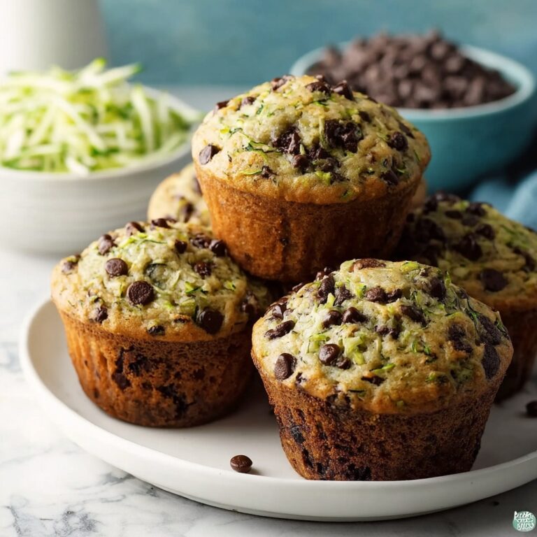 Chocolate Chip Zucchini Muffins Recipe
