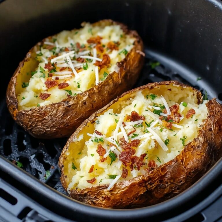 Crispy Air Fryer Baked Potato Recipe