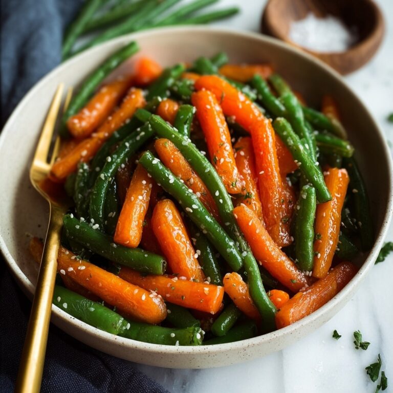 Quick Honey Glazed Carrots and Green Beans for a Flavor Boost Recipe