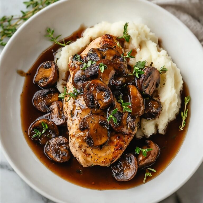 Crockpot Balsamic Chicken with Mushrooms Recipe