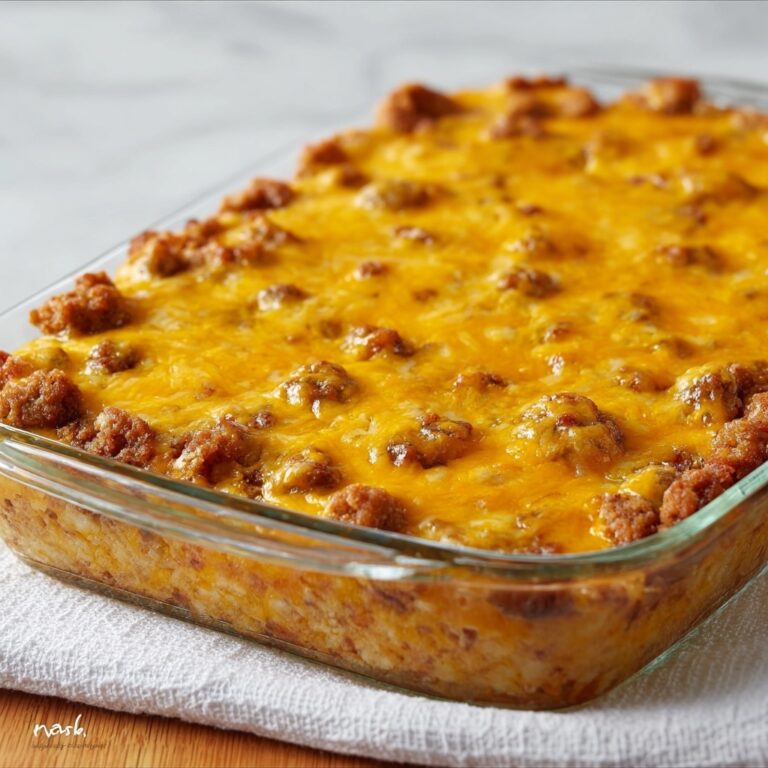 Tater Tot Casserole with Ground Turkey and Cheddar Recipe
