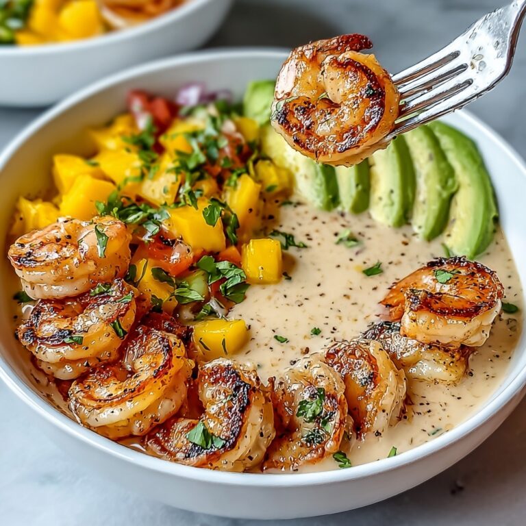 Delightful Shrimp and Avocado Bowls with Mango Salsa Recipe