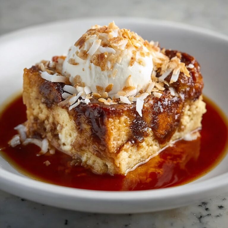 Caribbean Guava & Coconut Bread Pudding Recipe