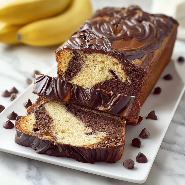 Chocolate Marble Banana Bread Recipe