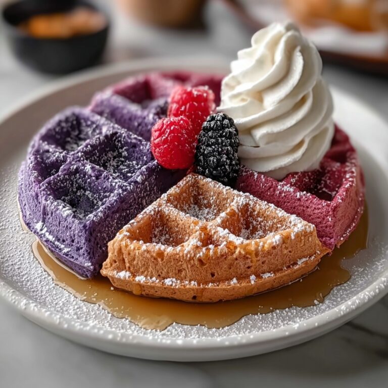 Ultimate Crispy Ube Waffles Recipe