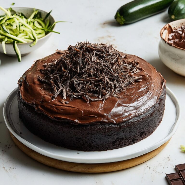Vegan Chocolate Courgette Cake Recipe