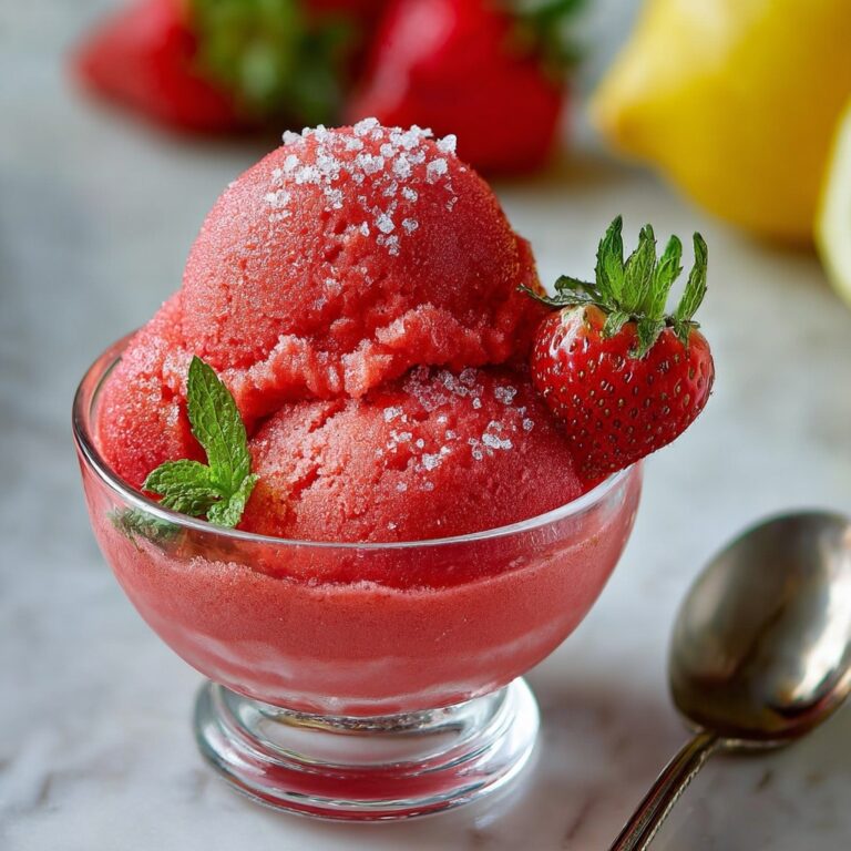Strawberry Sorbet: The Ultimate Guide to Making It at Home Recipe
