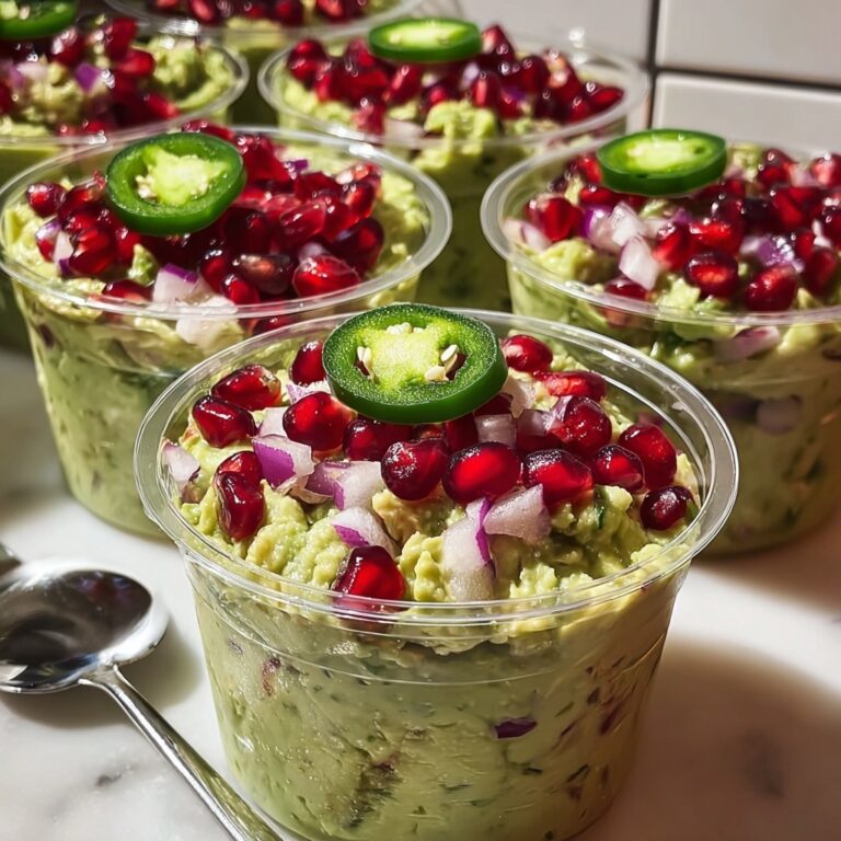 Pomegranate Guacamole Cups: 15-Minute Flavor Sensation Recipe