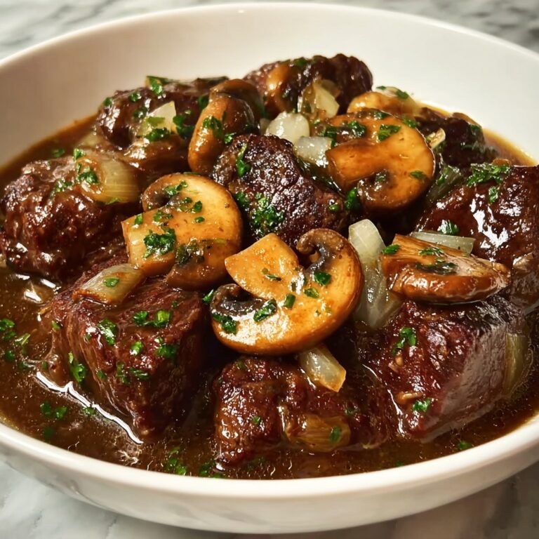 Creamy Crockpot Beef Tips with Mushrooms Recipe