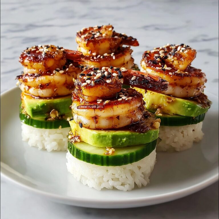 Spicy Shrimp Sushi Stacks: 5 Layers of Flavorful Delight Recipe