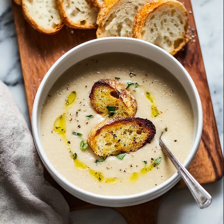 Comforting Classic Garlic Soup for Cozy Nights In Recipe