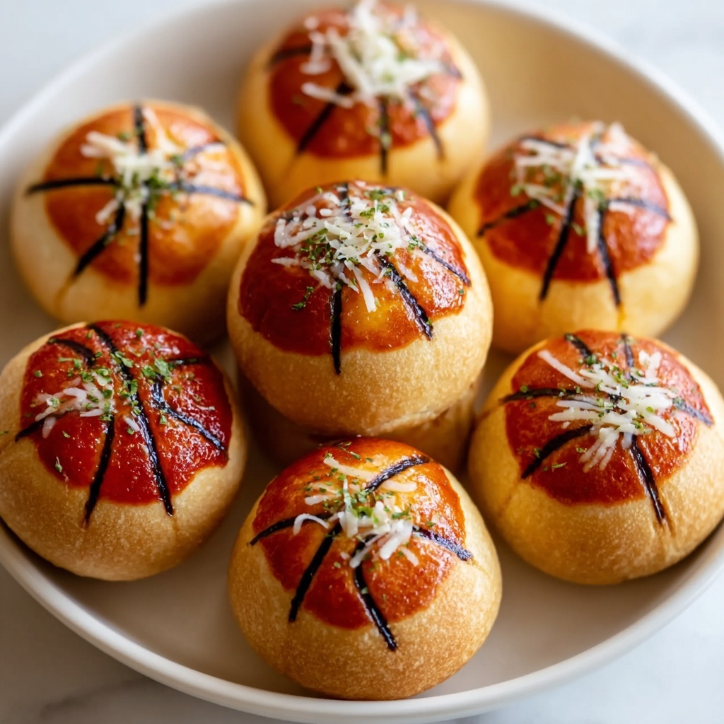 Slam Dunk Basketball Pizza Bites Recipe - Recipe Image