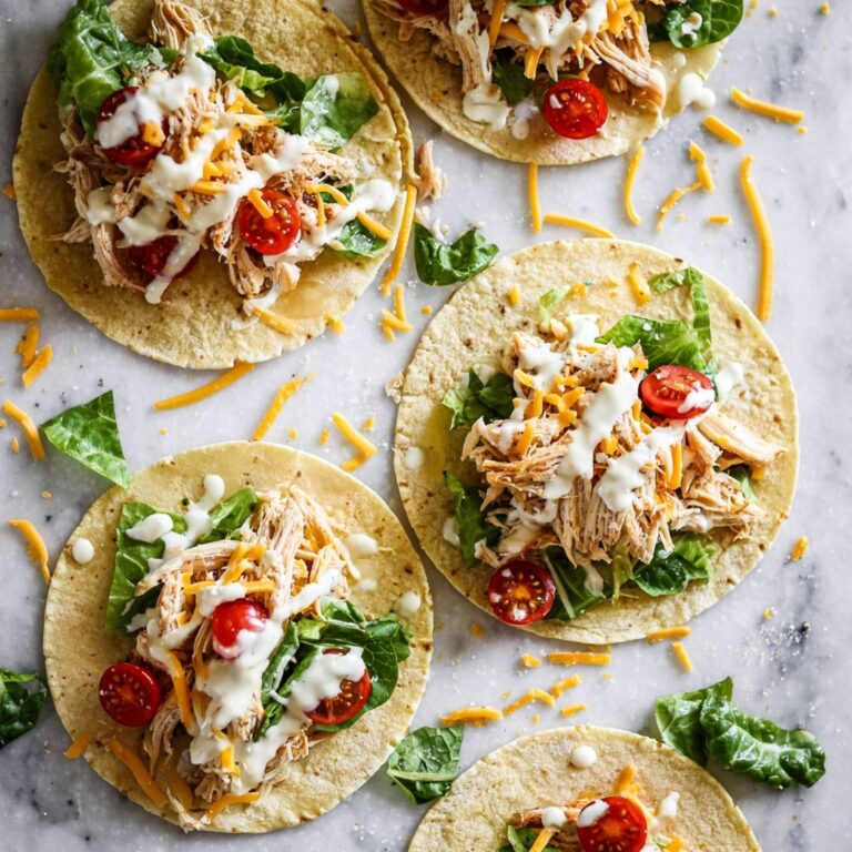 Slow Cooker Chicken Ranch Tacos Recipe
