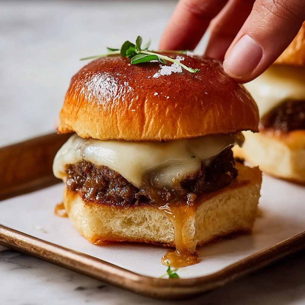 Homemade French Dip Slider Recipe - Recipe Image