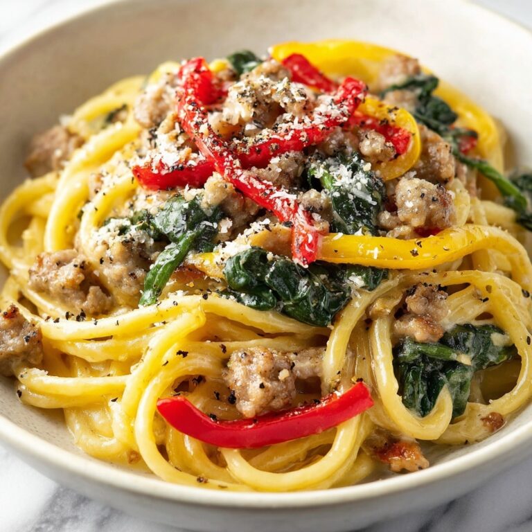 Creamy Sausage and Peppers Pasta Recipe