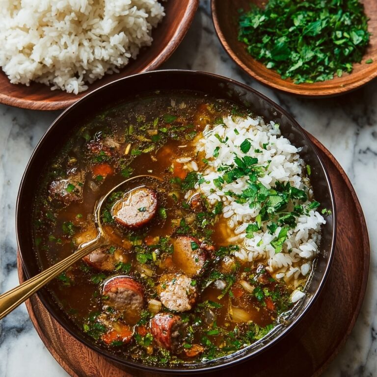 Authentic Cajun Sausage and Chicken Gumbo Recipe