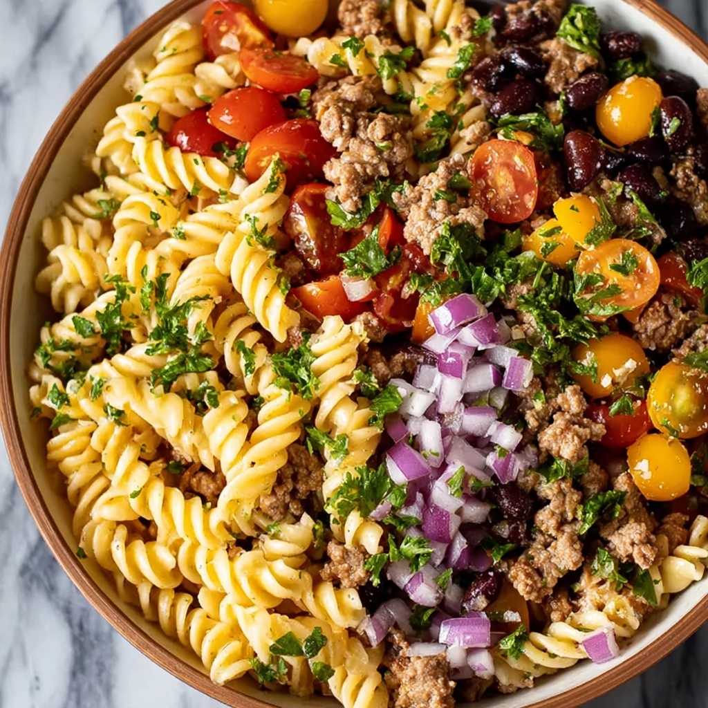 Cowboy Pasta Salad Recipe - Recipe Image