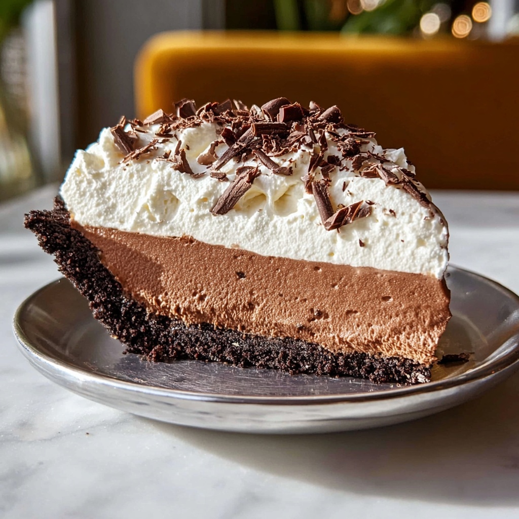 Chocolate Mousse Pie Recipe - Recipe Image