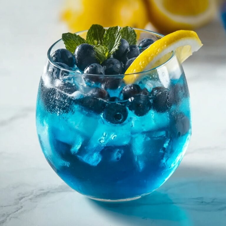 Winter Sapphire Punch Cocktail Bliss Recipe