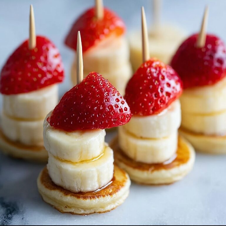 Strawberry Banana Pancake Skewers Recipe