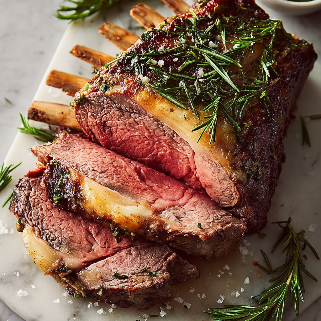 Roast Rack of Lamb with Rosemary Recipe - Recipe Image