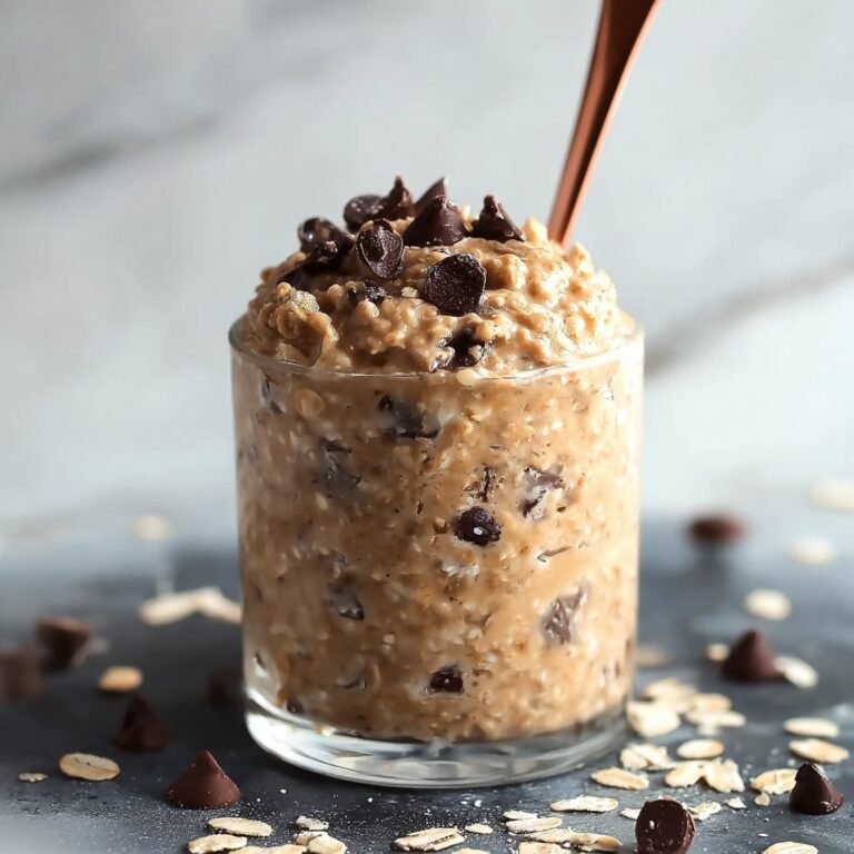 Cookie Dough Overnight Oats Recipe
