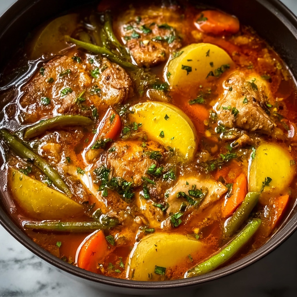 Hearty Chicken Stew Casserole Recipe - Recipe Image