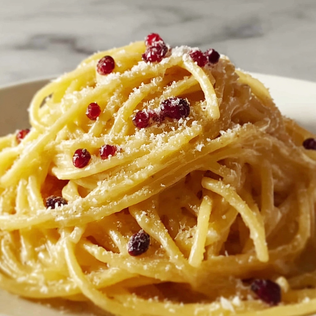 Stanley Tucci’s Pasta Carbonara: A Creamy Italian Delight Recipe - Recipe Image