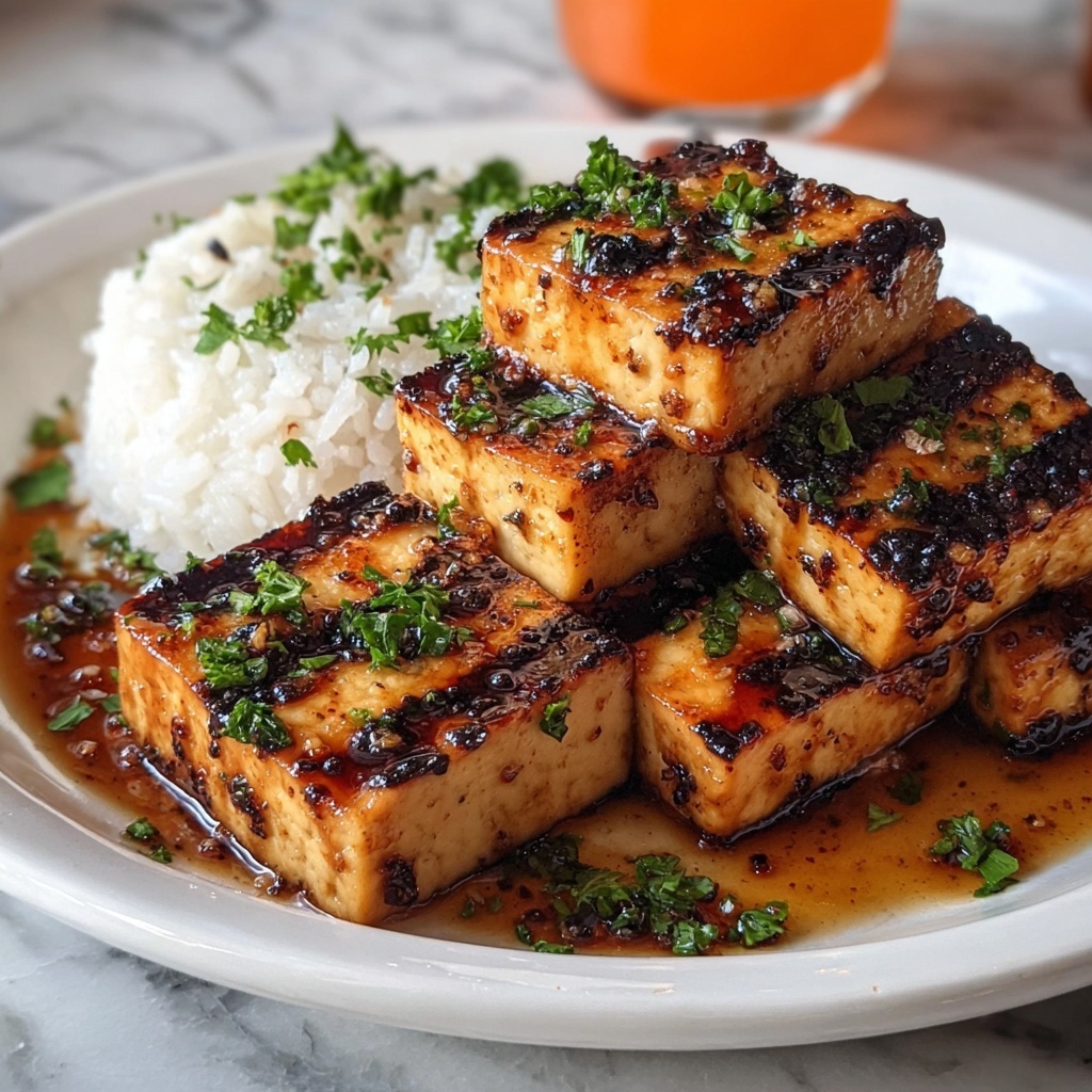Garlic Herb Butter Tofu Recipe - Recipe Image