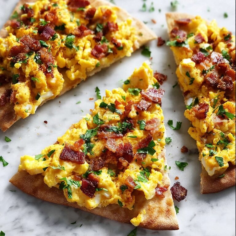 Easy Breakfast Pizza on a Tortilla Recipe