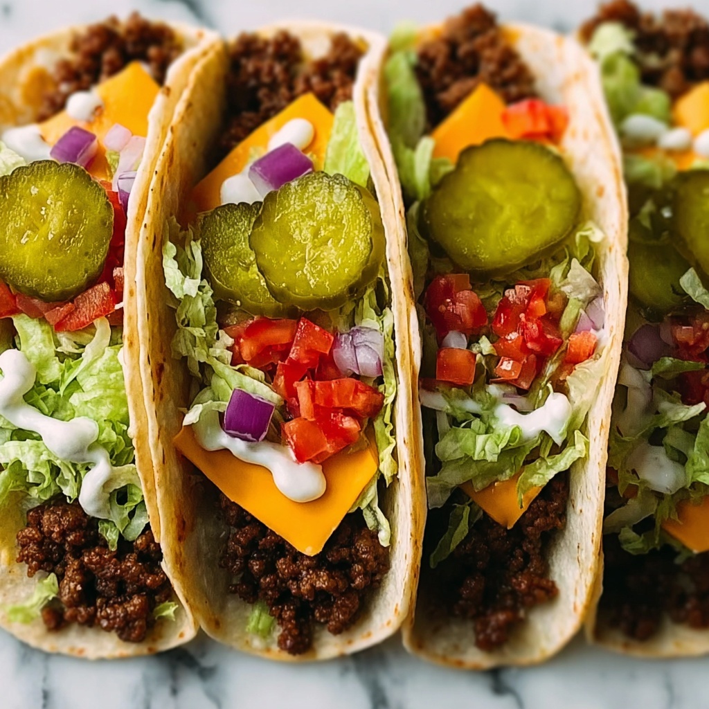 Animal Style Smashburger Tacos Recipe - Recipe Image