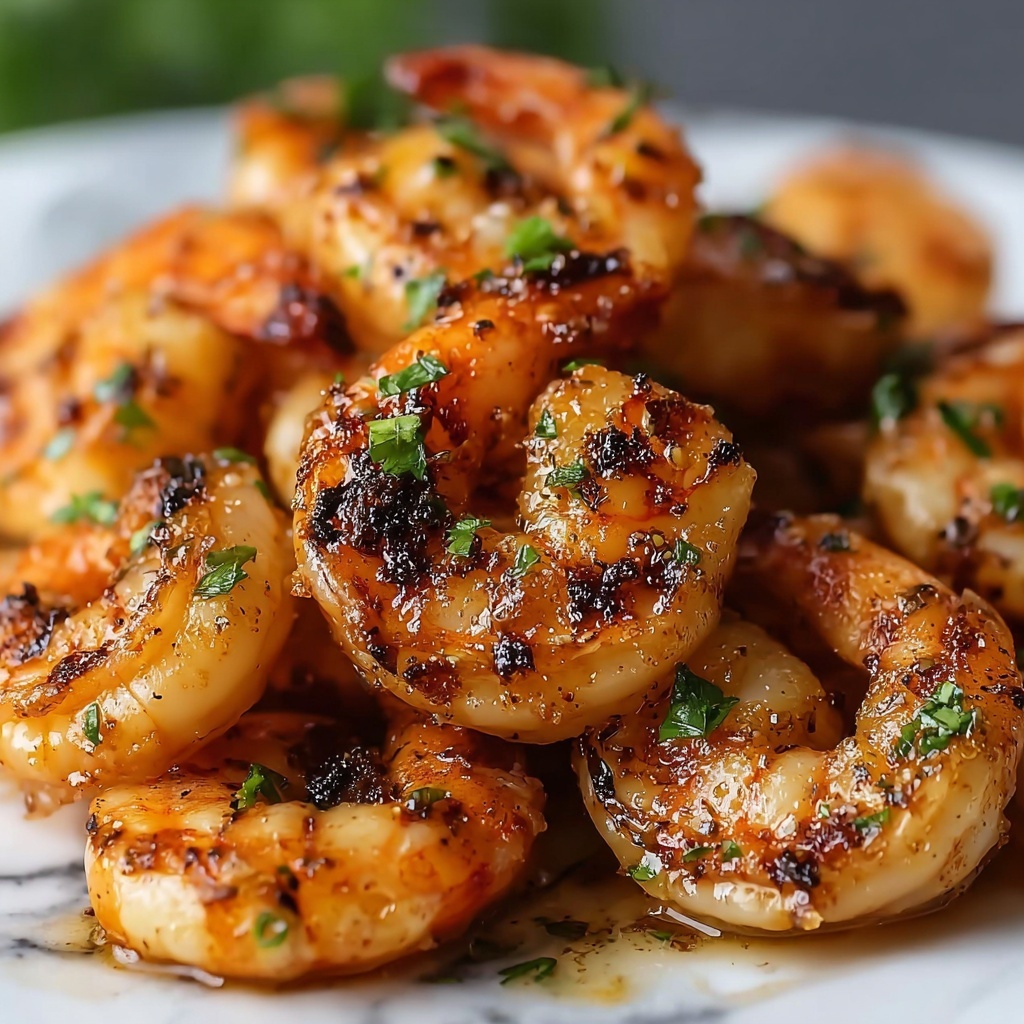 High Protein Honey Garlic Shrimp Recipe - Recipe Image