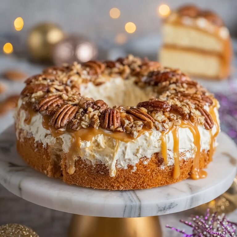 King Cake with Pecan Praline Cream Cheese Filling Recipe