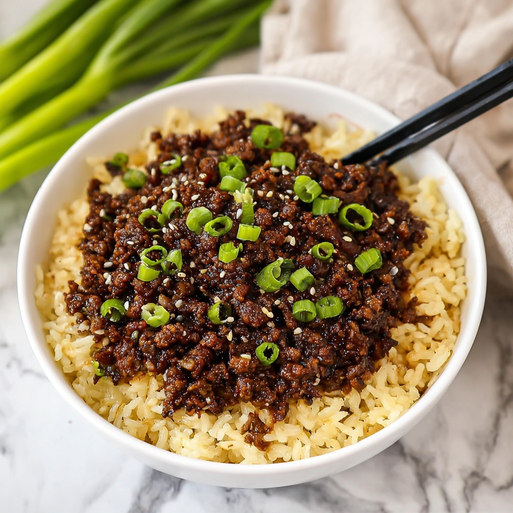 Korean Beef and Rice Bowls Recipe - Recipe Image