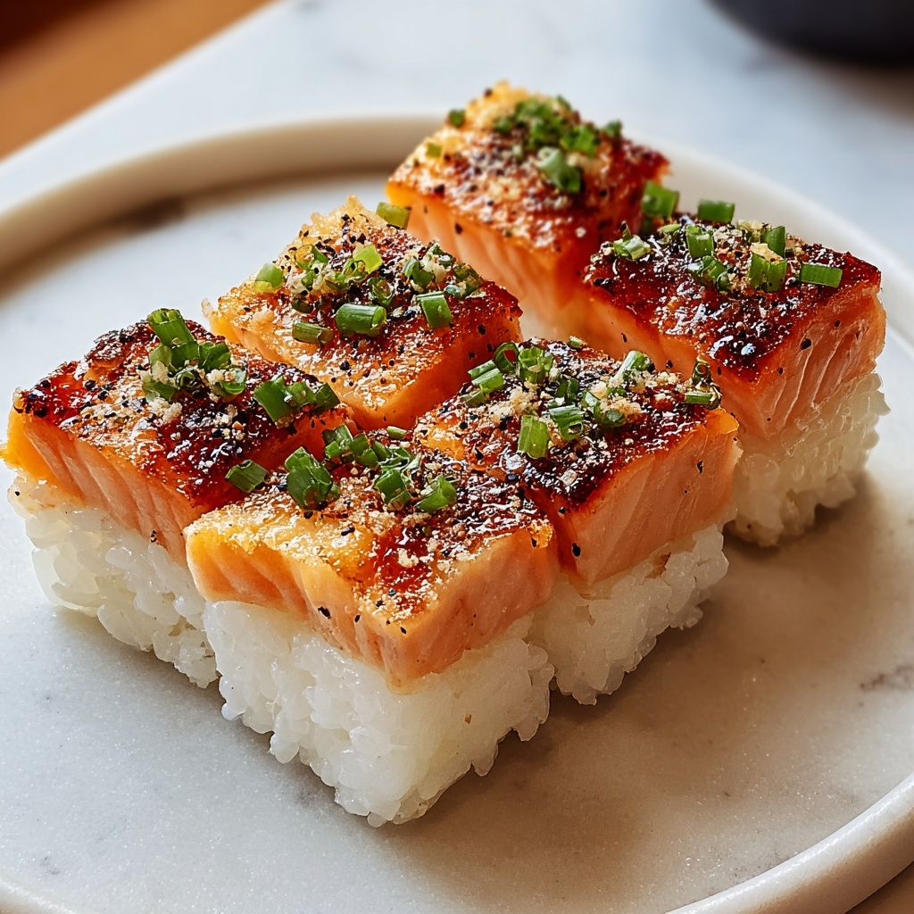 Salmon Crispy Rice with Spicy Mayo and Avocado Recipe - Recipe Image