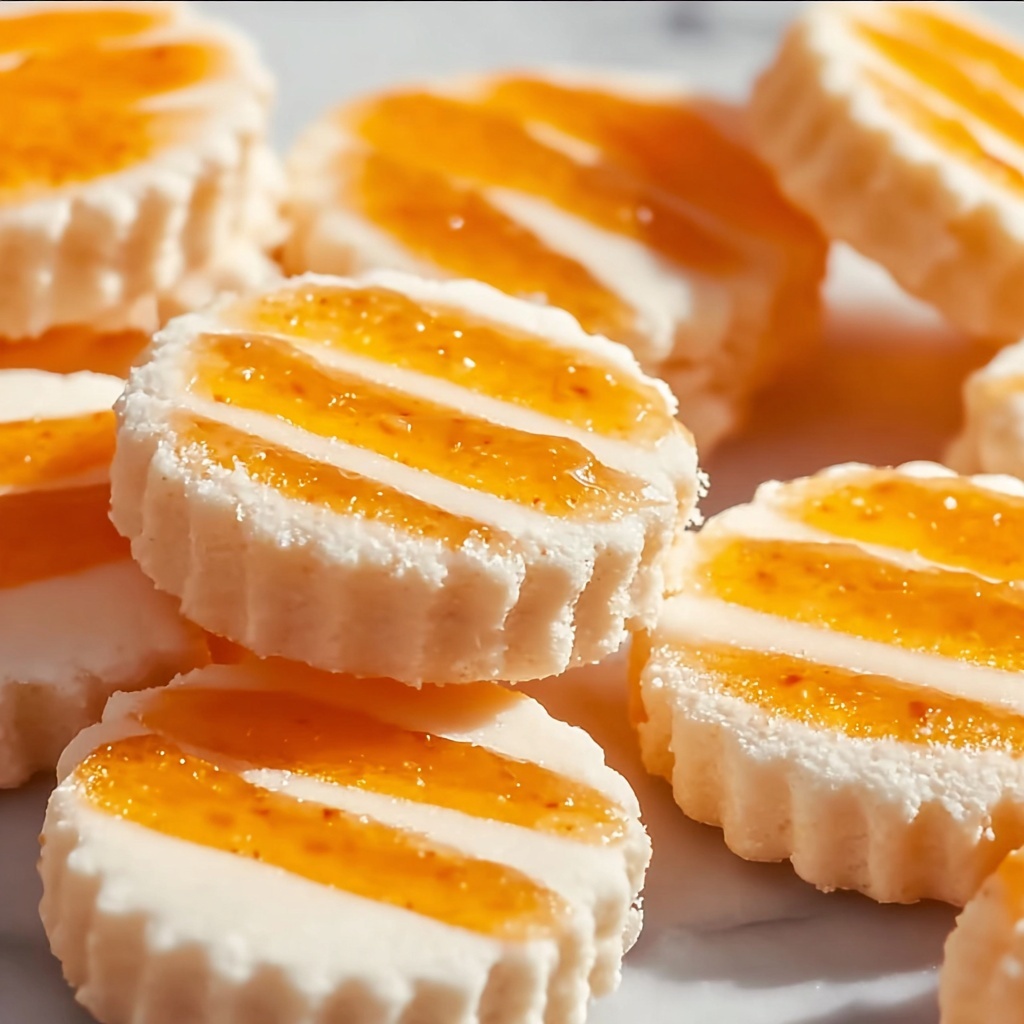 Melt-in-Your-Mouth Sweet Orange Cream Cheese Mints Recipe - Recipe Image