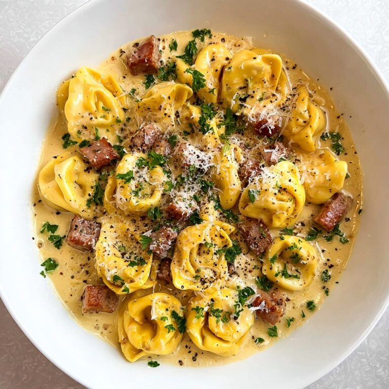 Creamy Tortellini Carbonara Recipe